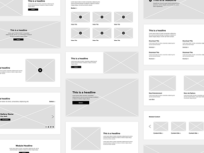 Module Wireframing components design grand rapids grid mighty modules strategy web web design wire wireframe wireframes