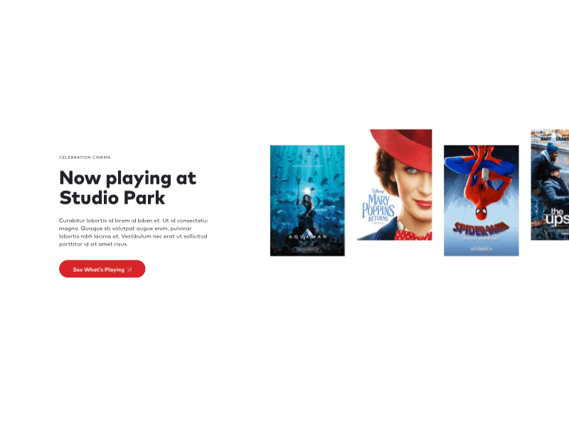 Studio Park Movies Hover cinema design grand rapids hover layout mighty motion movies principle app ui web web design