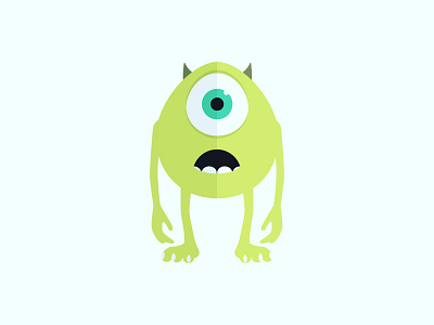 Mike Wazowski disney mike wazowski monster monsters monsters inc pixar vector