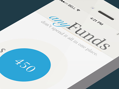 Mobile App Start app easy financial iphone minimal mobile