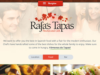 Dumb Design Test concept design food landing page mexican web
