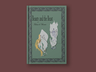 Fairytale art book colour cover design illustration vector