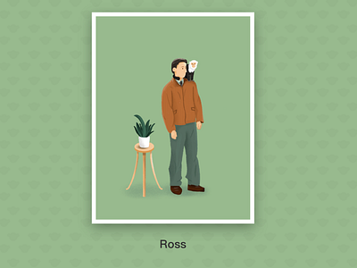 Friends illustration  Ross
