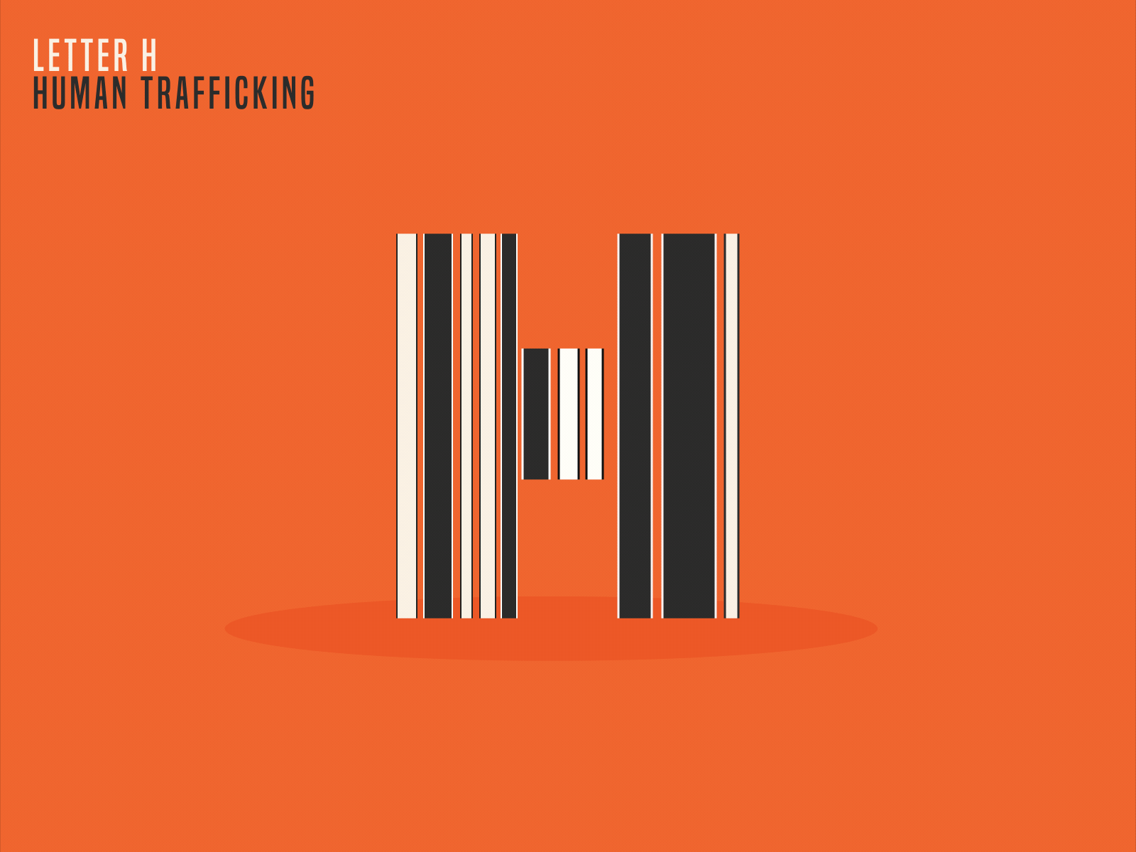 Letter H - Human Trafficking | Motion Graphics