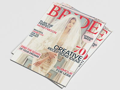 Bride Magazine Cover editorial editorial design magazine cover magazine design typography