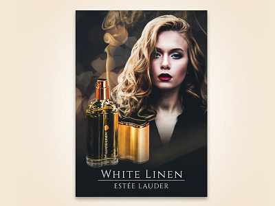 Perfume Advertisement Concept advertisement advertisement design poster poster design typography visual design