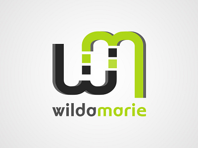 Wilda Marie Logo logo logo design typography