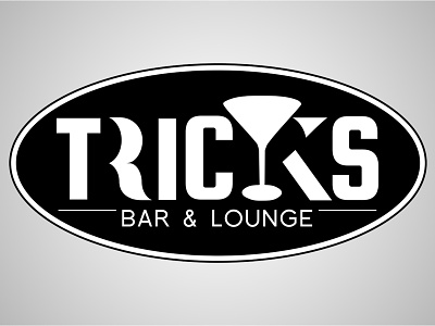 Tricks logo logo design typography