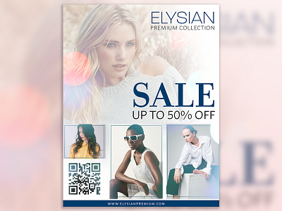 Elysian Flyer advertisement design advertisement flyer fashion fashion flyer flyer design