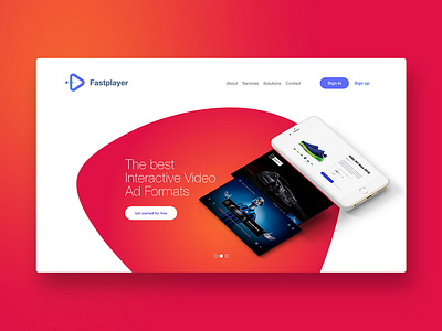 Fastplayer website branding identity interaction design interface ui ui design uidesign webdesign website website design