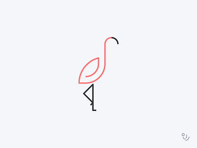 first birds flamingo icons pink
