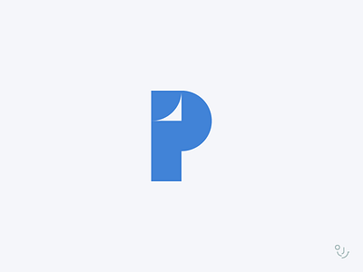 PI Monogram Logo Design book logo minimal monogram page symbol
