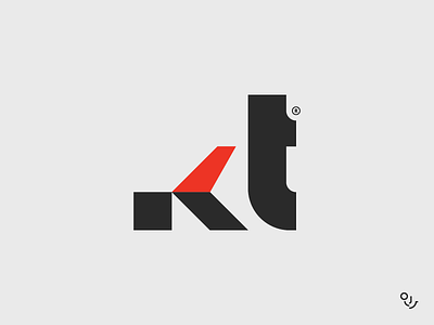 kt branding creative design font icon icons logo mark minimal monogram symbol travel type typography vector