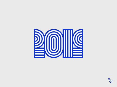 2019 2019 2019logo creative design digital font icon icons logo mark minimal monogram symbol type typography vector