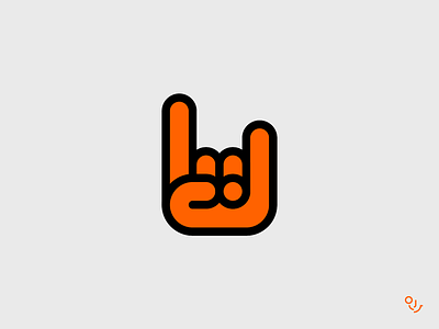 Hand Gestures Logo Design, You Rock!