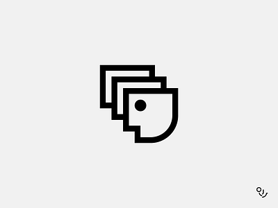 People Face Minimal Logo Design