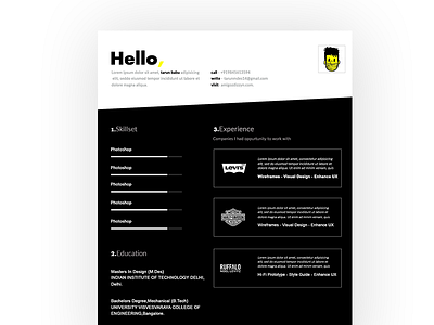 Resume UI/UX Designer anonymity app application brand branding concept debut design designer dribbble graphic identity illustration logo personal typography ui ux vector web