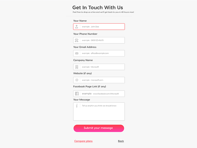 Form UI Freebie by Tarun Babu on Dribbble