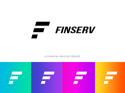 Finserv Logo branding business f finance logo