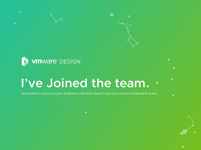 Joined VMware app application brand branding design designer dribbble flat hiring icon identity illustration job logo productdesigner typography ui ux vector web
