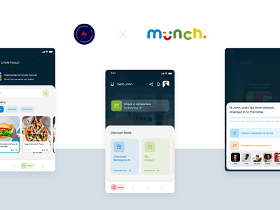 Munch Customer App - 1 app design design ui ux