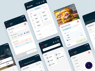 Munch mPoS - 2 app design design ui ux