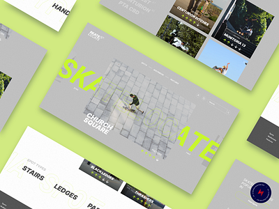 Skate Locate - 2 design ui ux web design website