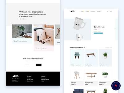Fake Shop - 3 design ui ux web design website