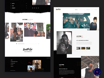 LouTribe - 3 design ui ux web design website