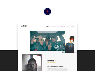 LouTribe - 1 design ui ux web design website