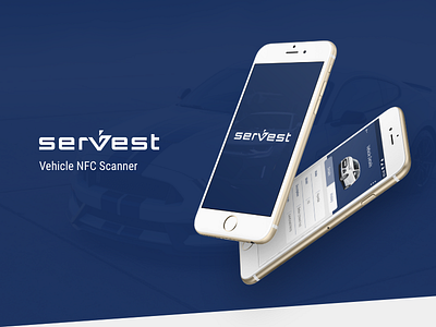 Servest Nfc Scanner app design ui ux