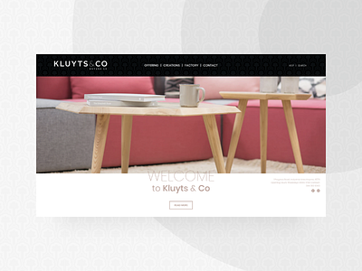 Kluyts & Co. ui ux web design website