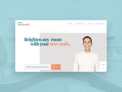 Dentist Website Template dentist health care smile ui ux web design website