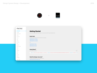 Italtile Dribbble Design System