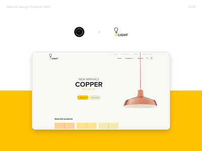 Ulight Website ecommerce ui ux web design