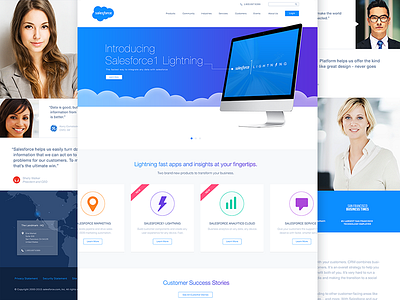 Salesforce Homepage Redesign