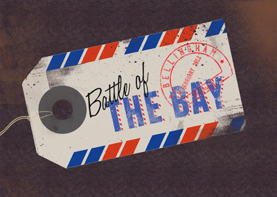 Battle of the Bay Artwork illustration illustrator tag