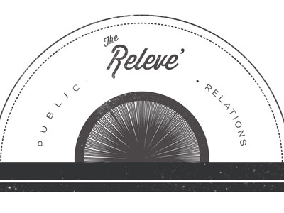 The Releve' identity illustration illustrator logo photoshop public relations type typography