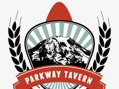 Parkway Tavern 77th Anniversary beer illustration illustrator rainier type typography