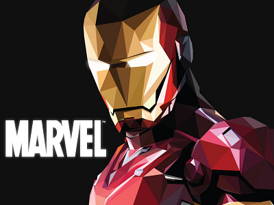 Low Poly Iron Man