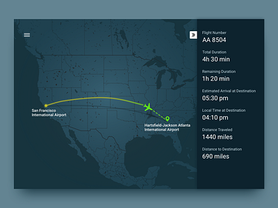 Location Tracker daily ui dailyui design flighttracker locationtracker tracker ui