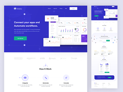 Landing Page Design by Nazirul Hoque 🏆 for Twinscy on Dribbble