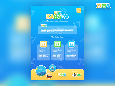 KASADA Game Poster design game modern ui poster poster game ui ux vector