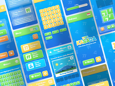 KASADA - Sundanese Mobile Game UI