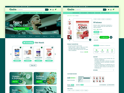 NineLife - Website Design e commerce website ecommerce ui ui design uiux ux website website design