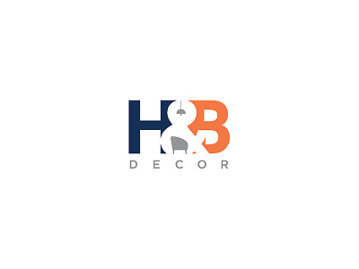 H&B Decor logo design