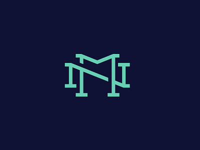 MN / NM Monogram logo brand identity branding design logo logotype mark monogram typogaphy