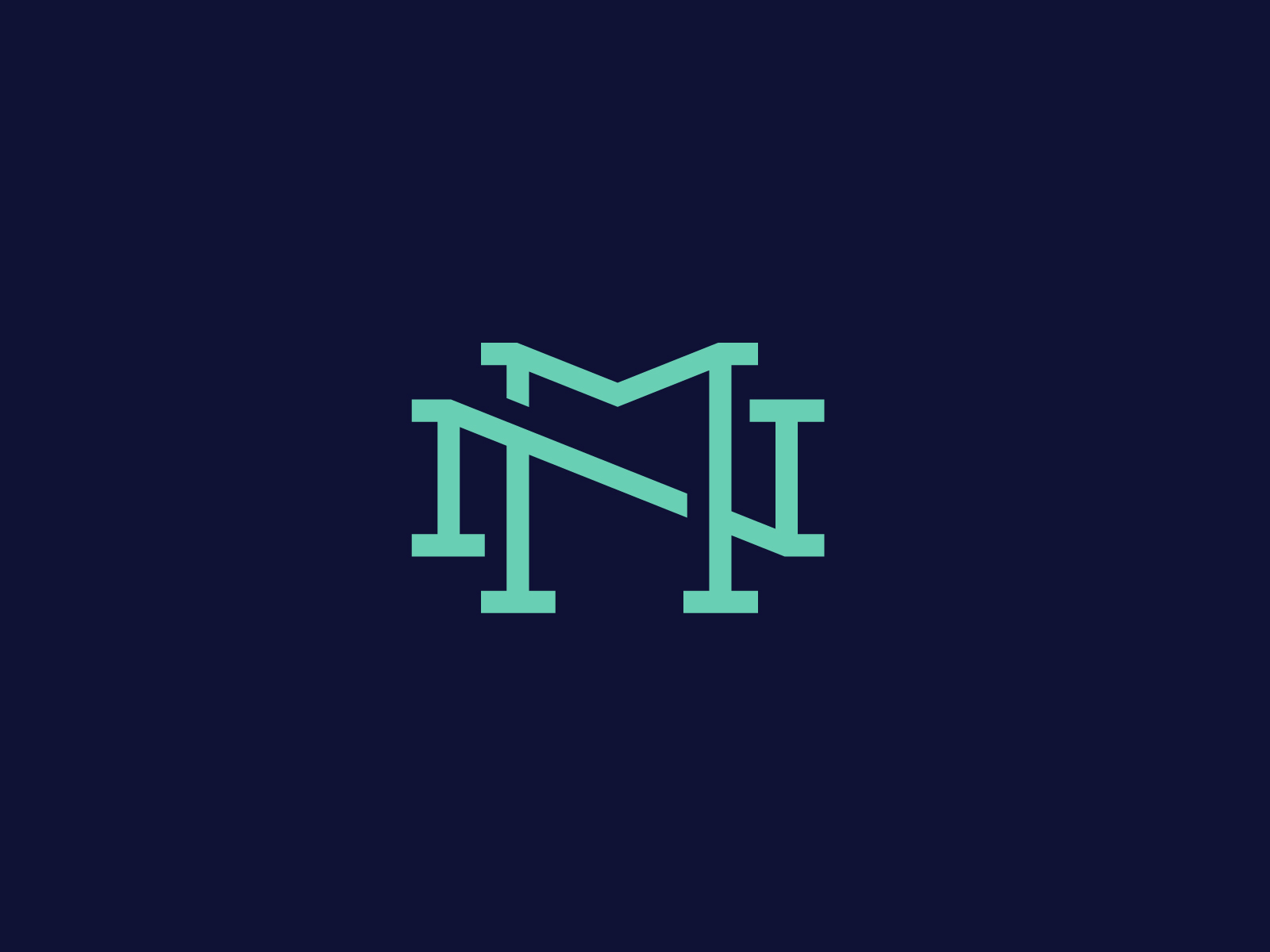 MN / NM Monogram logo by Bakari Mkambo on Dribbble
