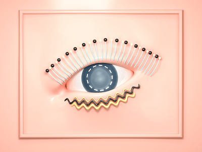 「 EYE, PUPIL, BLING 」 3d bling c4d design eye inspiration laimu pupil record 莱姆