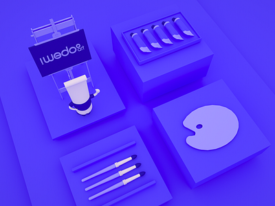 WEDOO ART SPACE | Website design | 3D edition